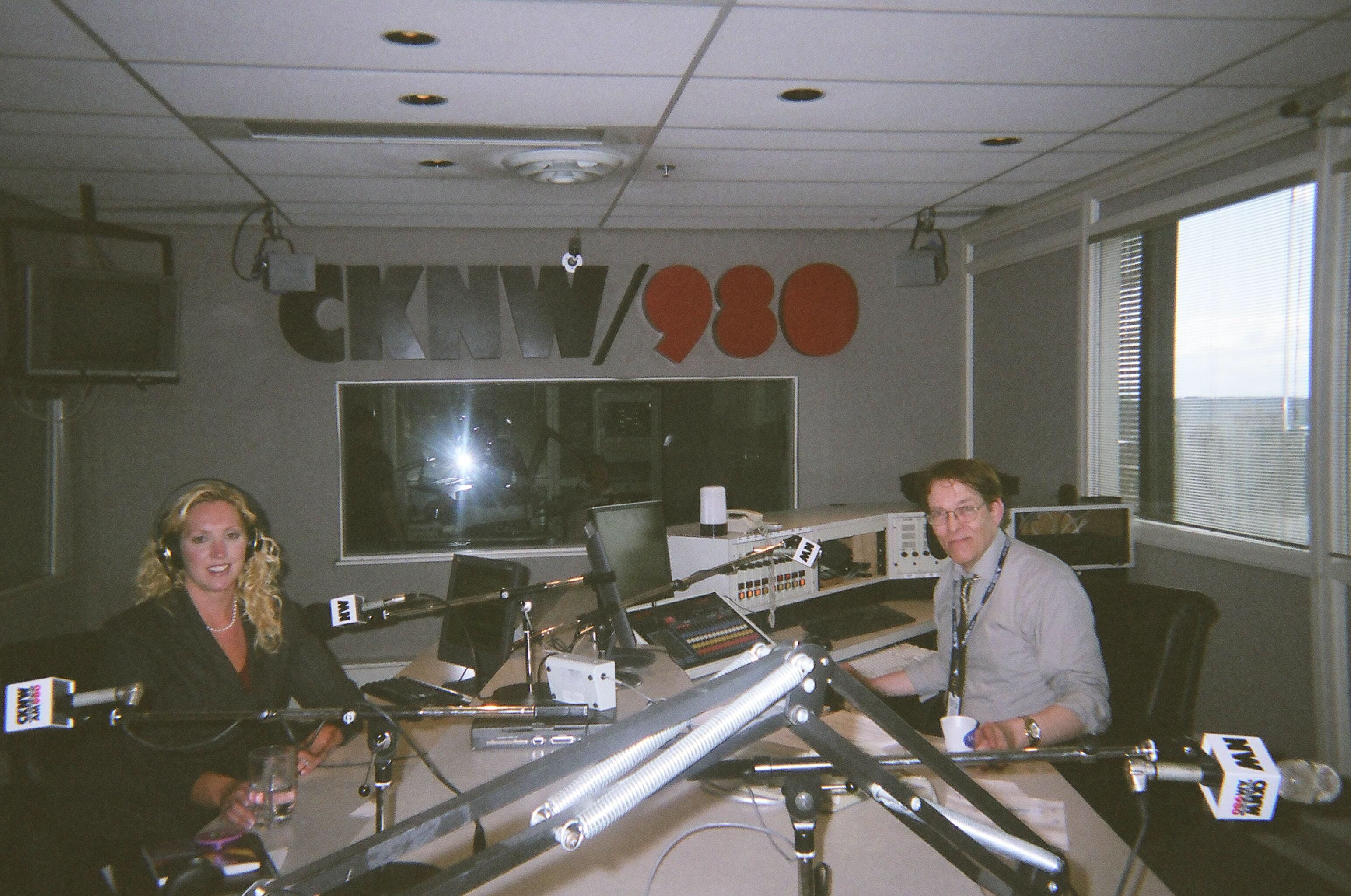 Laila Yuile and CKNW personality Tom Jefferies